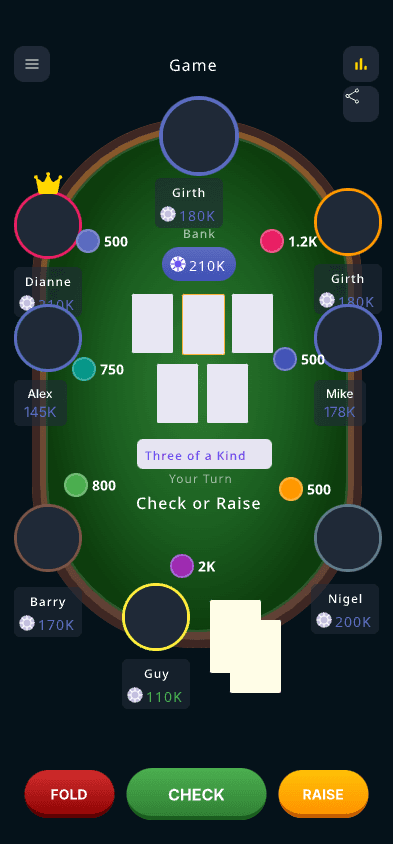 PokerChip.live digital poker table